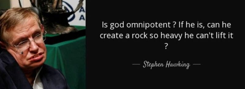 Can God Make A Rock So Heavy That He Can t Lift It 