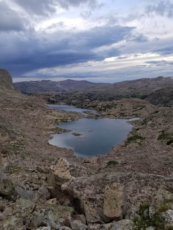 Birthday Lakes, Wyoming also called Pouch Lakes
