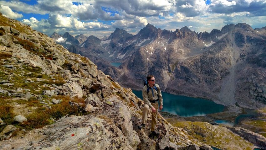 Titcomb Basin from Fremont Peak, Wyoming