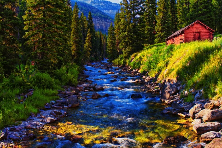 Granite Creek by Granite Hot Springs