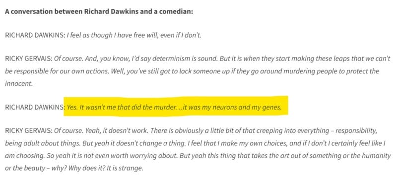 Richard Dawkins on School Shootings